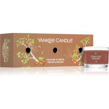 Yankee Candle Praline & Birch set cadou
