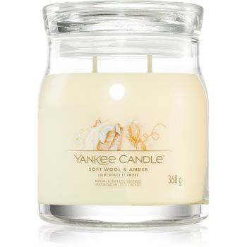 Yankee Candle Soft Wool & Amber lumânare parfumată