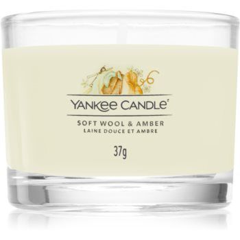 Yankee Candle Soft Wool & Amber lumânare votiv