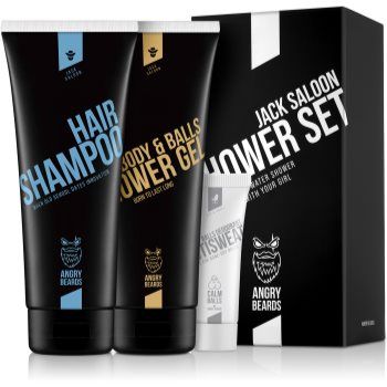 Angry Beards Jack Saloon Shower Set set (pentru barbati)