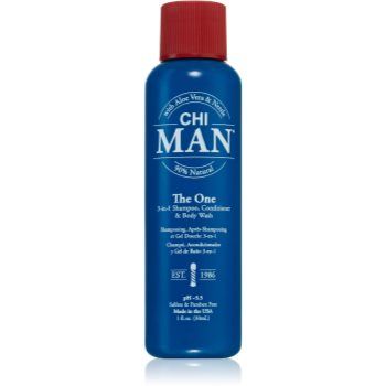 CHI Man The One șampon, balsam și gel de duș 3 în 1