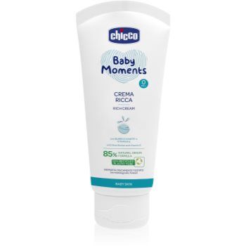 Chicco Baby Moments Rich Cream crema nutritiva pentru nou-nascuti si copii de firma original