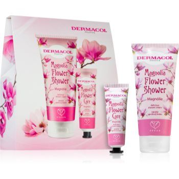 Dermacol Flower Care Magnolia set cadou (cu arome florale)