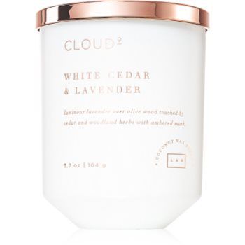 DW Home Cloud White Cedar & Lavender lumânare parfumată