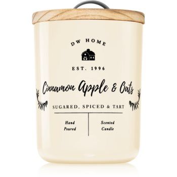 DW Home Farmhouse Cinnamon Apple & Oats lumânare parfumată