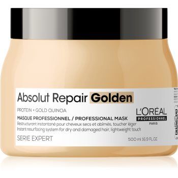 L’Oréal Professionnel Serie Expert Absolut Repair Golden masca pentru regenerare pentru păr uscat și deteriorat