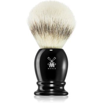 Mühle CLASSIC Silvertip Fibre® Black Resin Pamatuf pentru barbierit ieftin