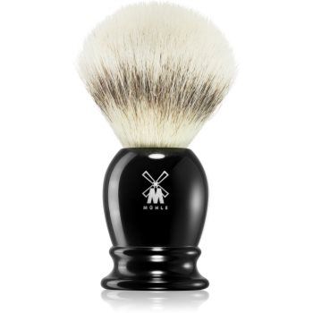 Mühle CLASSIC Silvertip Fibre® Black Resin Pamatuf pentru barbierit ieftin