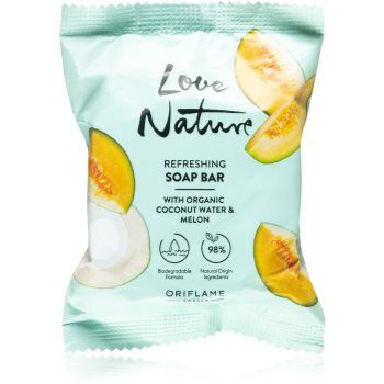 Oriflame Love Nature Coconut Water & Melon săpun solid pentru curățare ieftin