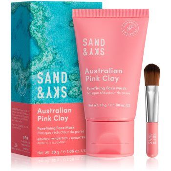 Sand & Sky Australian Pink Clay Porefining Face Mask mască detoxifiantă pentru pori dilatati ieftina