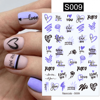 Sticker decor unghii H-S009 - H-S033 - EVERIN