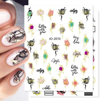 Sticker decor unghii JO-2010 - JO-1535 - EVERIN