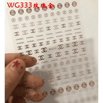 Sticker decor unghii WG333 - WG333 - Everin.ro
