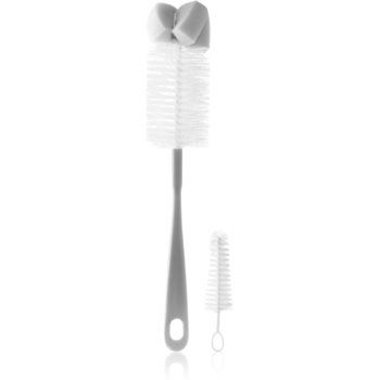 BabyOno Take Care Brush for Bottles and Teats with Mini Brush & Sponge Tip perie de curățare