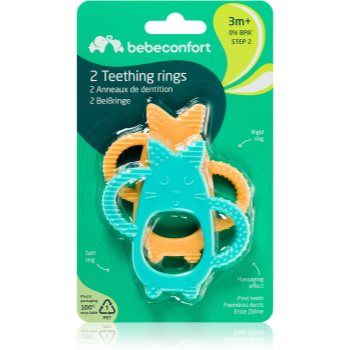 Bebeconfort 2 Teething Rings jucărie pentru dentiție