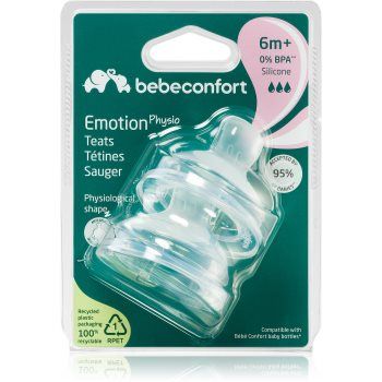 Bebeconfort Emotion Physio Fast Flow tetină pentru biberon