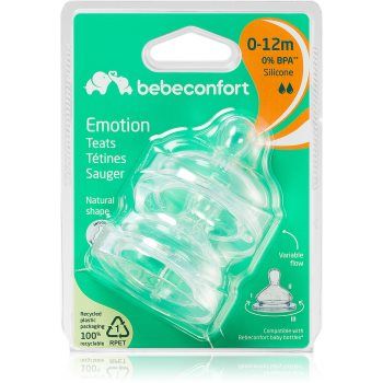 Bebeconfort Emotion Slow to Medium Flow tetină pentru biberon