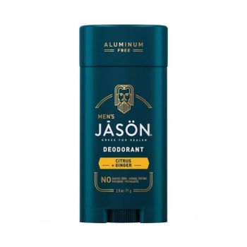 Deodorant Solid cu Citrice si Ghimbir - Jason Men's Deodorant Citrus & Ginger, 71 g ieftin