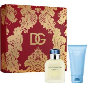 Dolce&Gabbana Light Blue Pour Homme EDT set cadou pentru bărbați