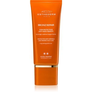 Institut Esthederm Bronz Repair Protective Anti-Wrinkle and Firming Face Care cremă facială antirid pentru fermitate protectie medie impotriva razelor UV