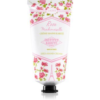 Institut Karité Paris Rose Mademoiselle Shea Hand Cream crema cu textura usoara de maini