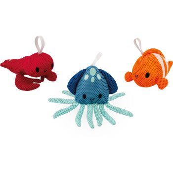 Janod Bath Toy Set of 3 Sea Foam Paddlers jucărie pentru apă