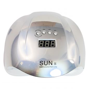 Lampa Unghii UV LED Sun X, 54W, Argintie ieftina