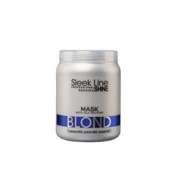Masca Blond Sleek Line contine pigment neutralizant albastru, 1000ml ieftina