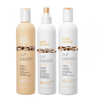 Milk Shake Curl Passion - Pachet par cret/ondulat sampon+balsam+leave-in 900ml