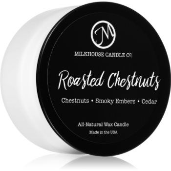 Milkhouse Candle Co. Creamery Roasted Chestnuts lumânare parfumată Sampler Tin