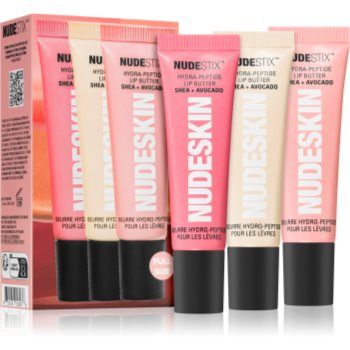 Nudestix Nudeskin Hydra-Peptide Lip Butter Tint Set set cadou (de buze)