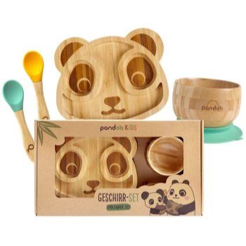 Pandoo Bamboo Tableware Set serviciu de masă pentru copii (pentru copii)