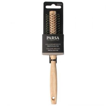 Perie rotunda din lemn si cauciuc, 14 mm, 1 bucata, Parsa