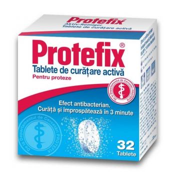 Protefix tablete de curățare activă, 32 bucăți, Queisser Pharma