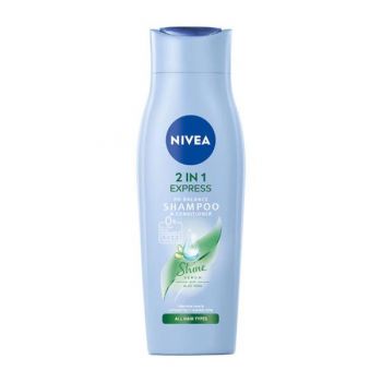 Sampon 2 in 1 cu Aloe Vera - Nivea 2 in 1 Express Shampoo & Conditioner, 400 ml