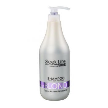 Sampon Sleek Line Violet Blond - contine pigment neutralizant violet, 1000ml ieftin