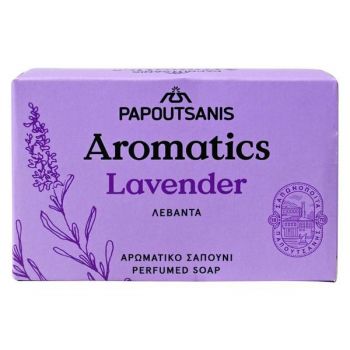 Sapun Solid cu Lavanda - Lavender Aromatics, Papoutsanis, 100 g ieftin