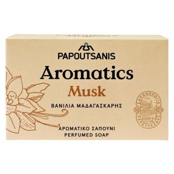 Sapun Solid cu Mosc - Musk Aromatics, Papoutsanis, 100 g