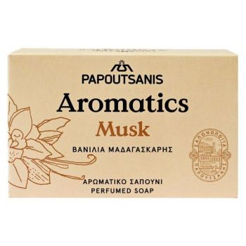 Sapun Solid cu Mosc - Musk Aromatics, Papoutsanis, 100 g de firma original