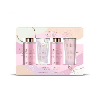 Set Cadou All in One, The Luxury Bathing Company, Sweet Orange & Ylang Ylang, 300 ml