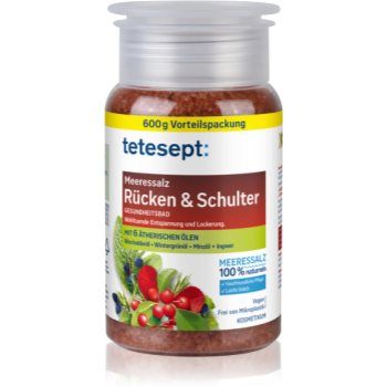 Tetesept Sea Bath Salt Back and Shoulder Muscles sare de baie calmanta