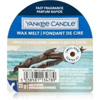 Yankee Candle Amber & Sandalwood ceară pentru aromatizator