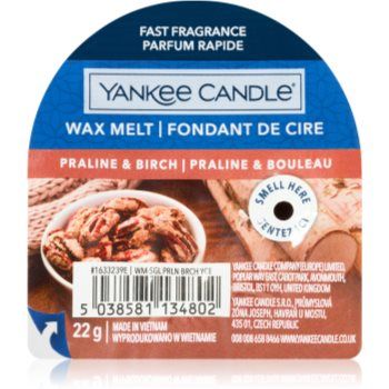 Yankee Candle Praline & Birch ceară pentru aromatizator ieftin