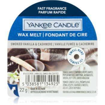 Yankee Candle Smoked Vanilla & Cashmere ceară pentru aromatizator