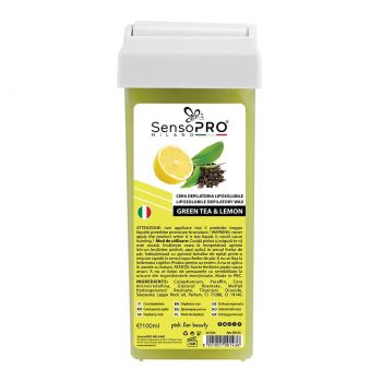 Ceara Epilat Unica Folosinta SensoPRO Milano, Rezerva Green Tea si Lemon 100 ml Ceara Epilat Unica Folosinta SensoPRO Milano, Rezerva Green Tea si Lemon 100 ml