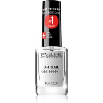 Eveline Cosmetics Nail Therapy X-treme Gel Effect lac de acoperire pentru stralucire