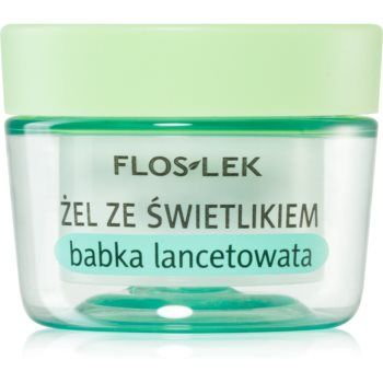 FlosLek Laboratorium Eye Care Gel pentru jurul ochilor cu patlagina si luminator medicale