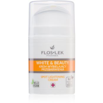 FlosLek Pharma White & Beauty crema cu efect de albire pentru tratament local