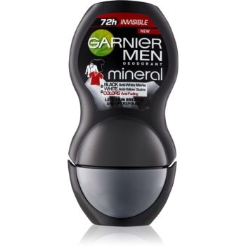 Garnier Men Mineral Neutralizer antiperspirant roll-on impotriva petelor albe ieftin