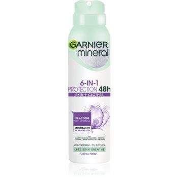 Garnier Mineral 5 Protection spray anti-perspirant fară alcool